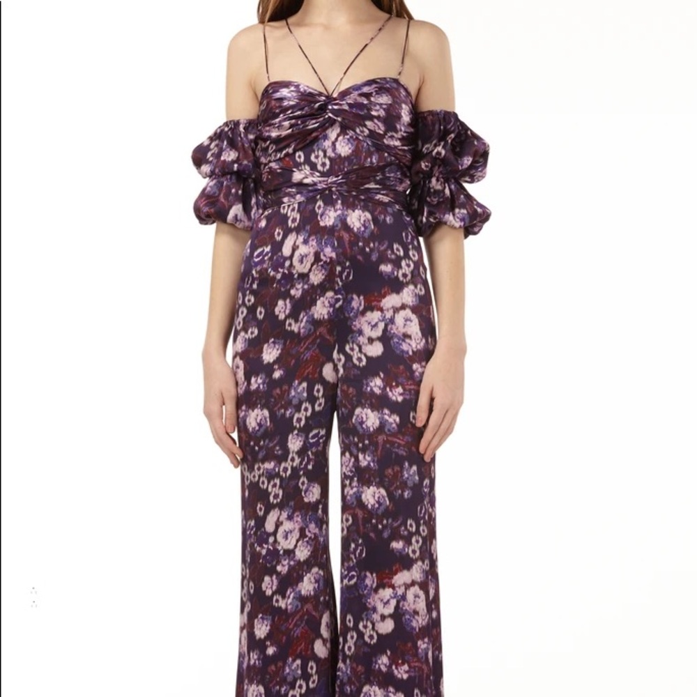 Amur Silk floral jumpsuit